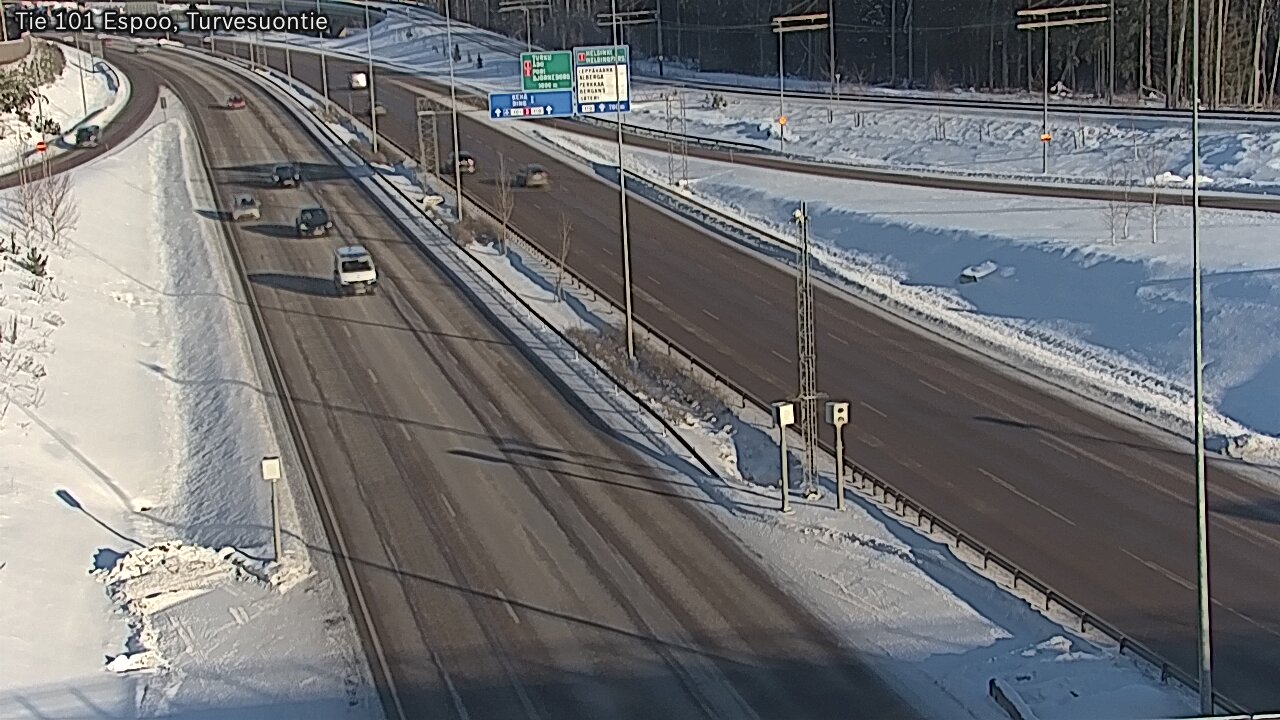 Weather Camera Image Road 101 Espoo Turvesuontie, Espoo, Uusimaa