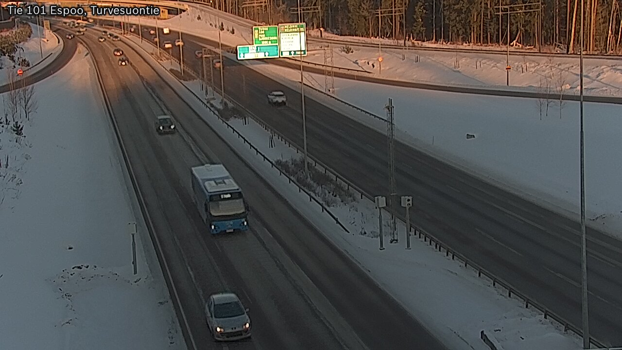 Weather Camera Image Road 101 Espoo Turvesuontie, Espoo, Uusimaa