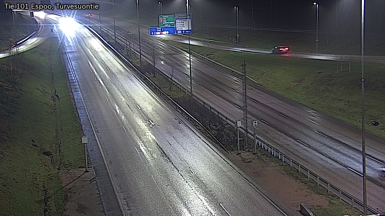 Weather Camera Image Road 101 Espoo Turvesuontie, Espoo, Uusimaa