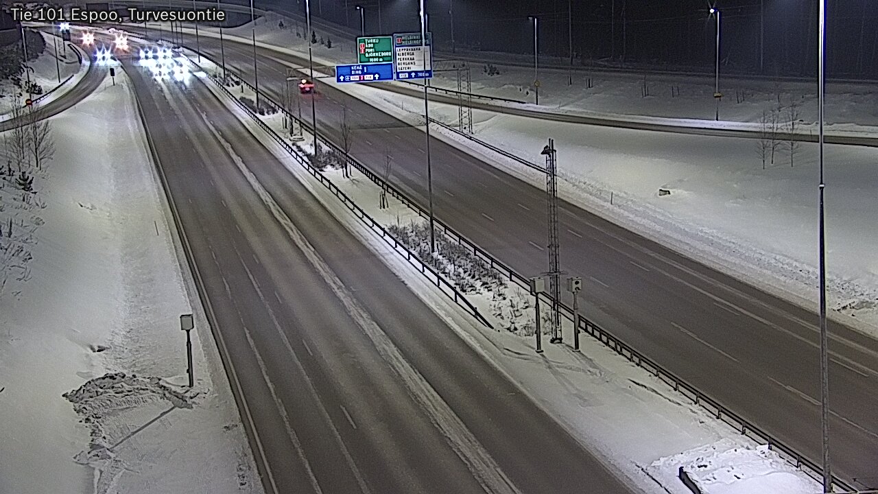 Weather Camera Image Road 101 Espoo Turvesuontie, Espoo, Uusimaa