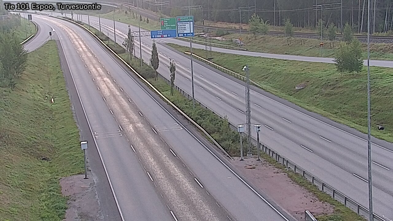 Weather Camera Image Road 101 Espoo Turvesuontie, Espoo, Uusimaa