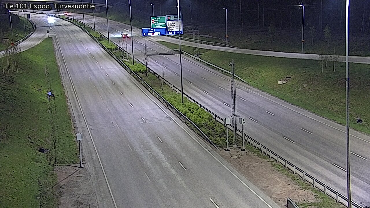 Weather Camera Image Väg 101 Esbo Torvmossvägen, Espoo, Uusimaa