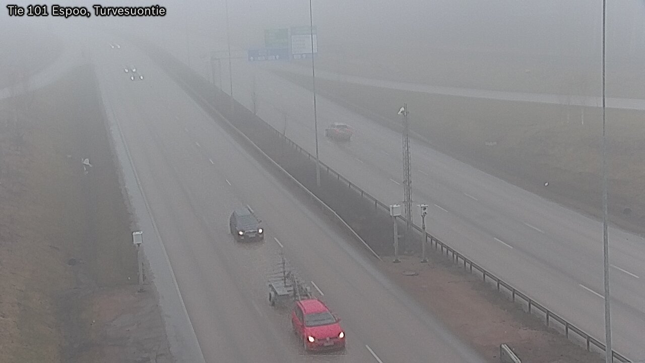 Weather Camera Image Road 101 Espoo Turvesuontie, Espoo, Uusimaa