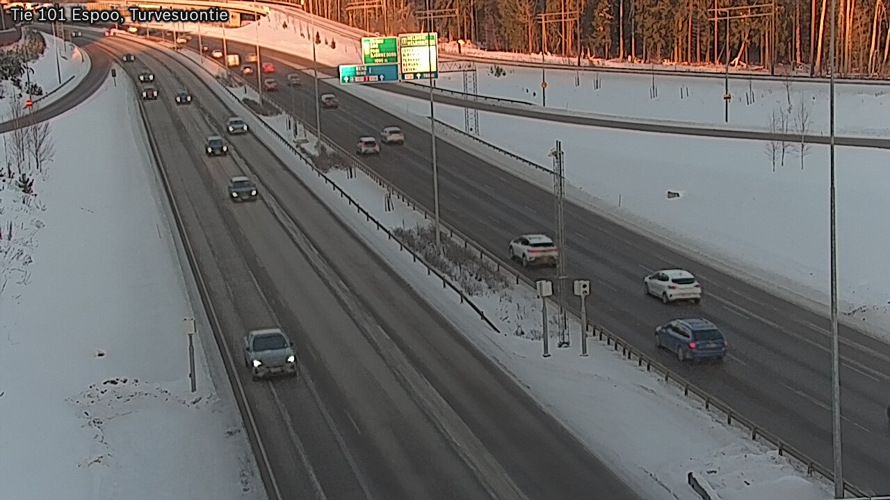 Weather Camera Image Road 101 Espoo Turvesuontie, Espoo, Uusimaa