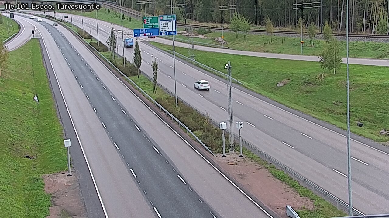 Weather Camera Image Road 101 Espoo Turvesuontie, Espoo, Uusimaa
