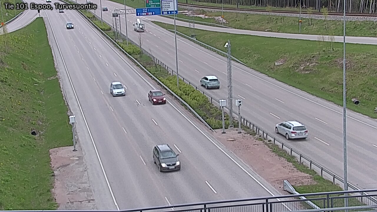 Weather Camera Image Väg 101 Esbo Torvmossvägen, Espoo, Uusimaa