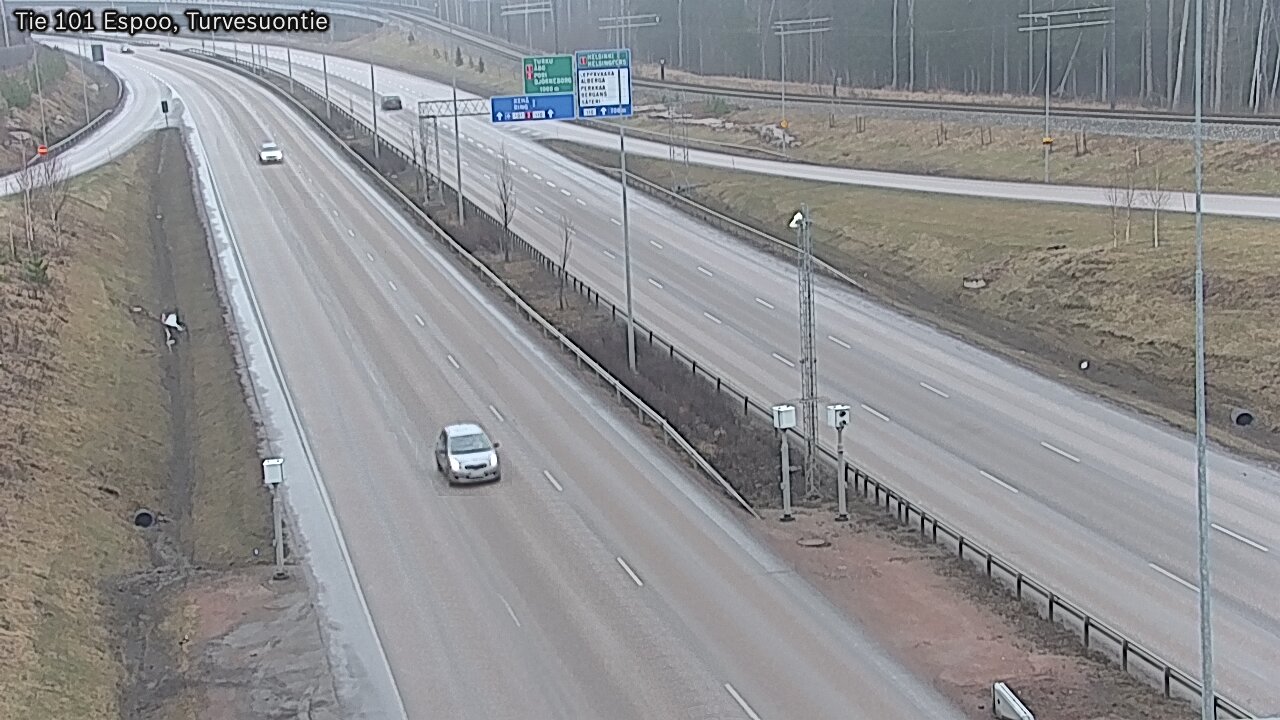 Weather Camera Image Road 101 Espoo Turvesuontie, Espoo, Uusimaa