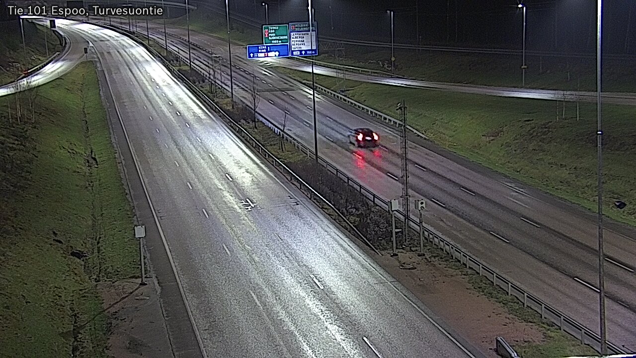 Weather Camera Image Road 101 Espoo Turvesuontie, Espoo, Uusimaa