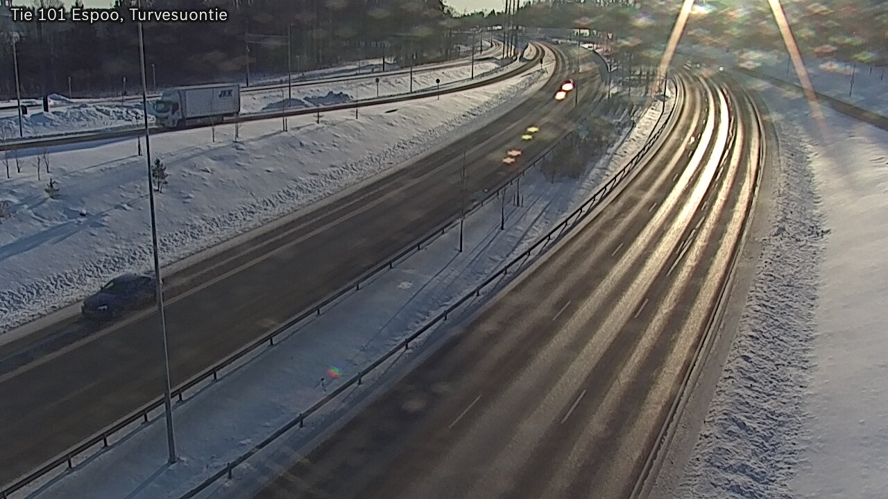 Weather Camera Image Väg 101 Esbo Torvmossvägen, Espoo, Uusimaa