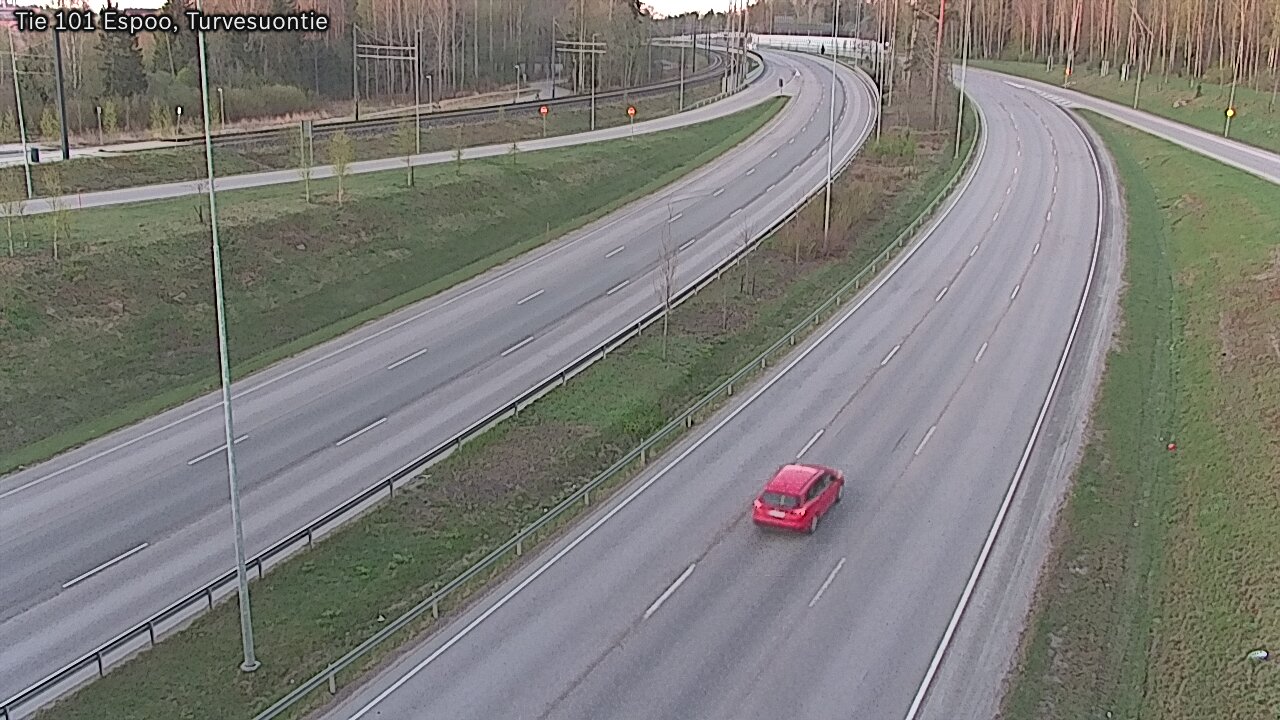 Weather Camera Image Väg 101 Esbo Torvmossvägen, Espoo, Uusimaa