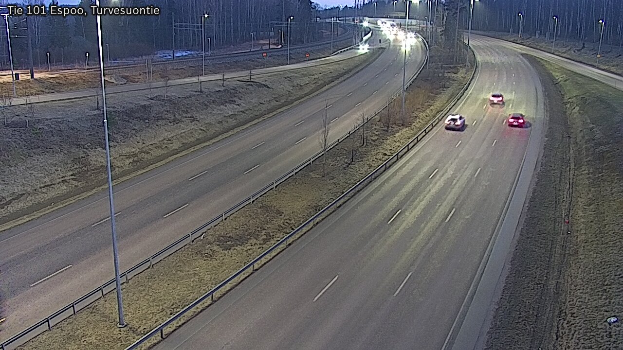 Weather Camera Image Väg 101 Esbo Torvmossvägen, Espoo, Uusimaa