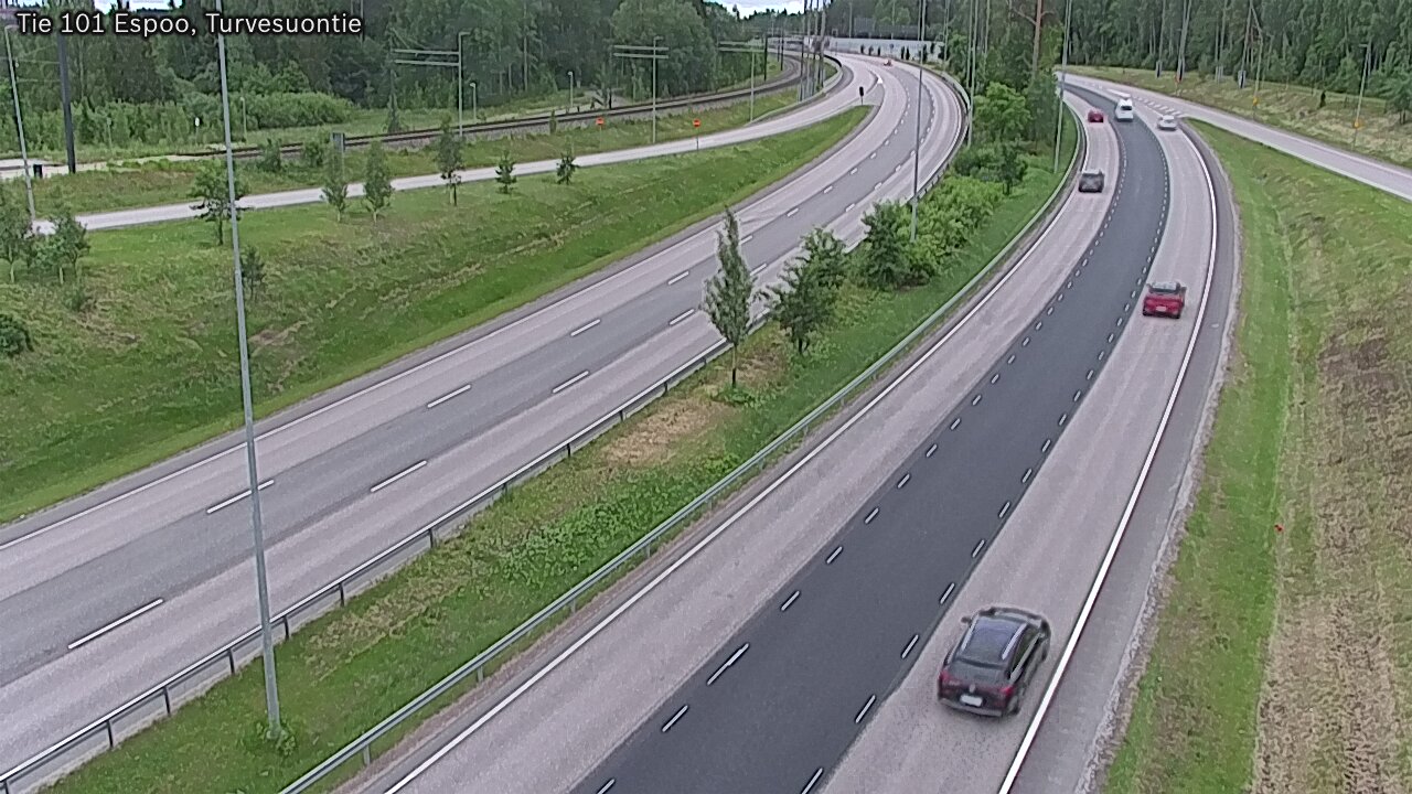 Weather Camera Image Road 101 Espoo Turvesuontie, Espoo, Uusimaa