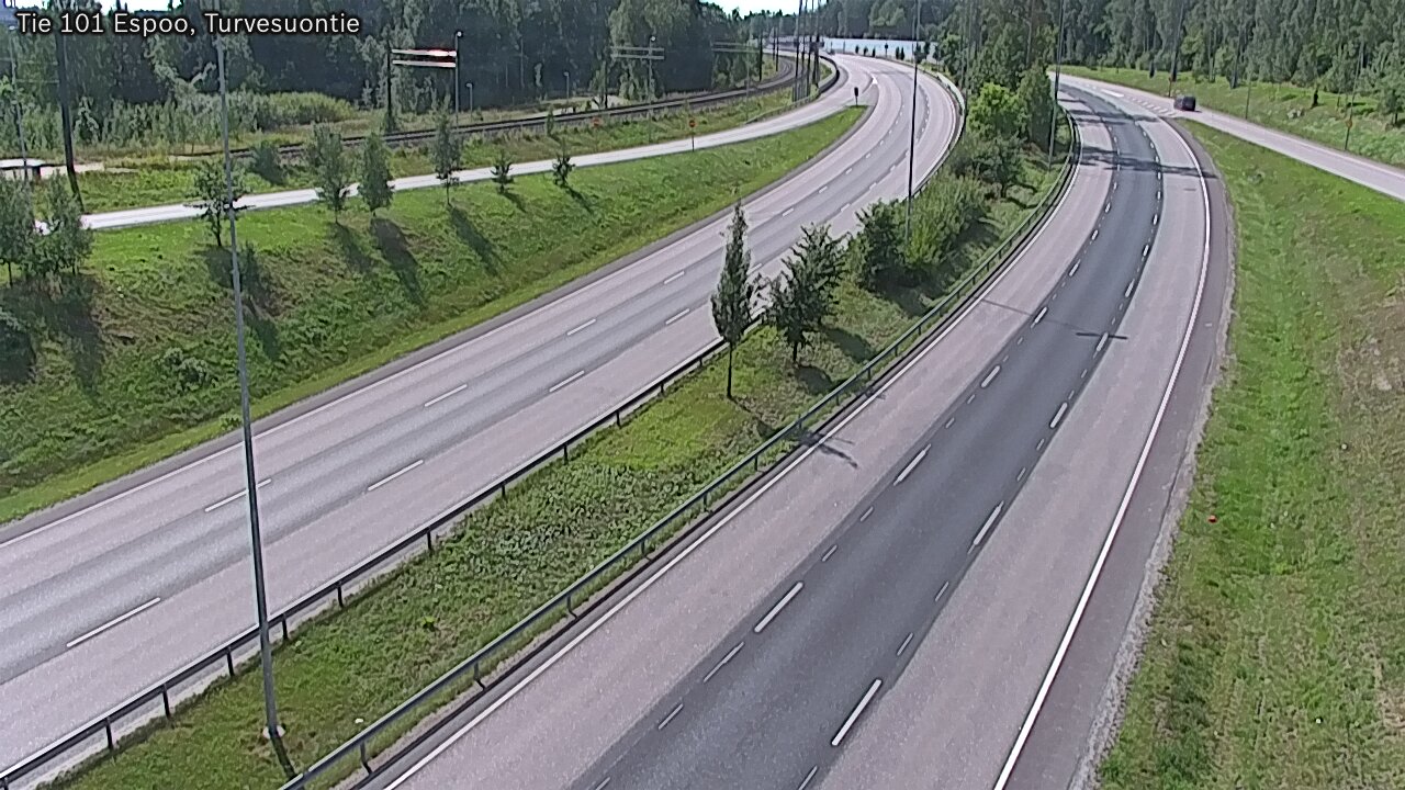 Weather Camera Image Road 101 Espoo Turvesuontie, Espoo, Uusimaa