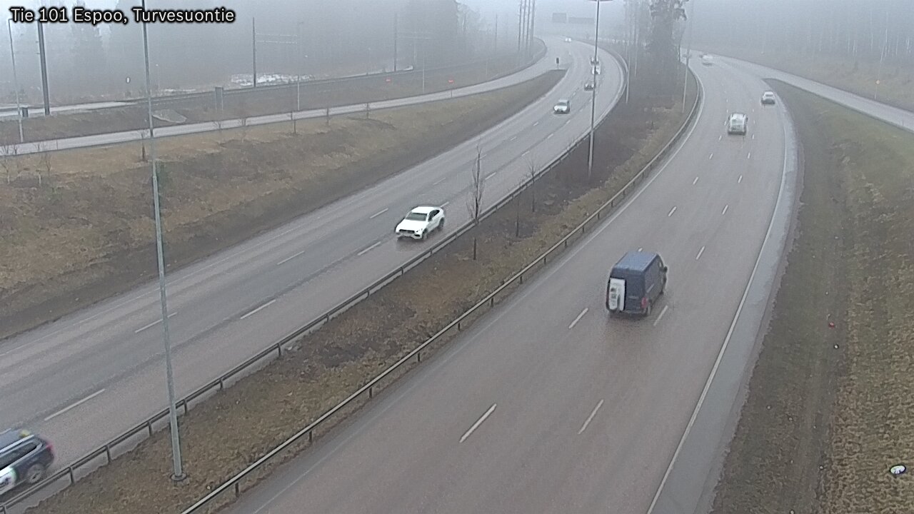 Weather Camera Image Road 101 Espoo Turvesuontie, Espoo, Uusimaa