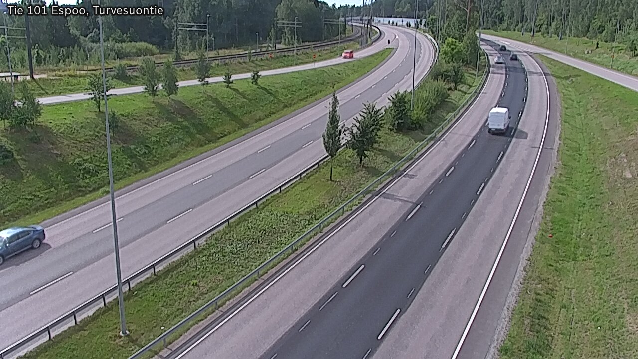 Weather Camera Image Road 101 Espoo Turvesuontie, Espoo, Uusimaa