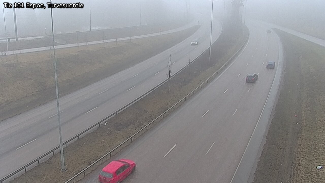 Weather Camera Image Road 101 Espoo Turvesuontie, Espoo, Uusimaa
