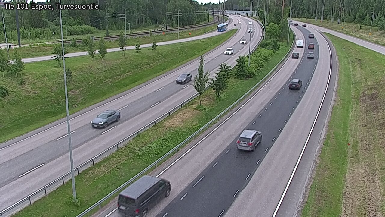 Weather Camera Image Road 101 Espoo Turvesuontie, Espoo, Uusimaa