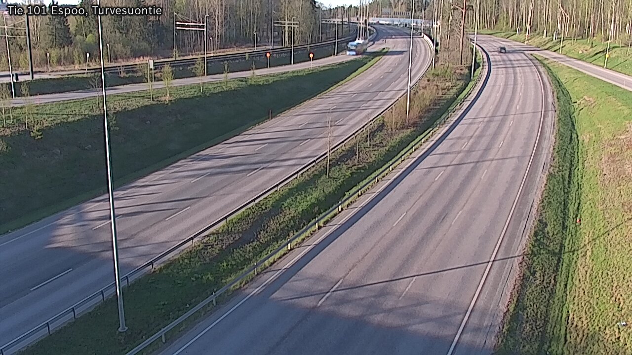 Weather Camera Image Road 101 Espoo Turvesuontie, Espoo, Uusimaa