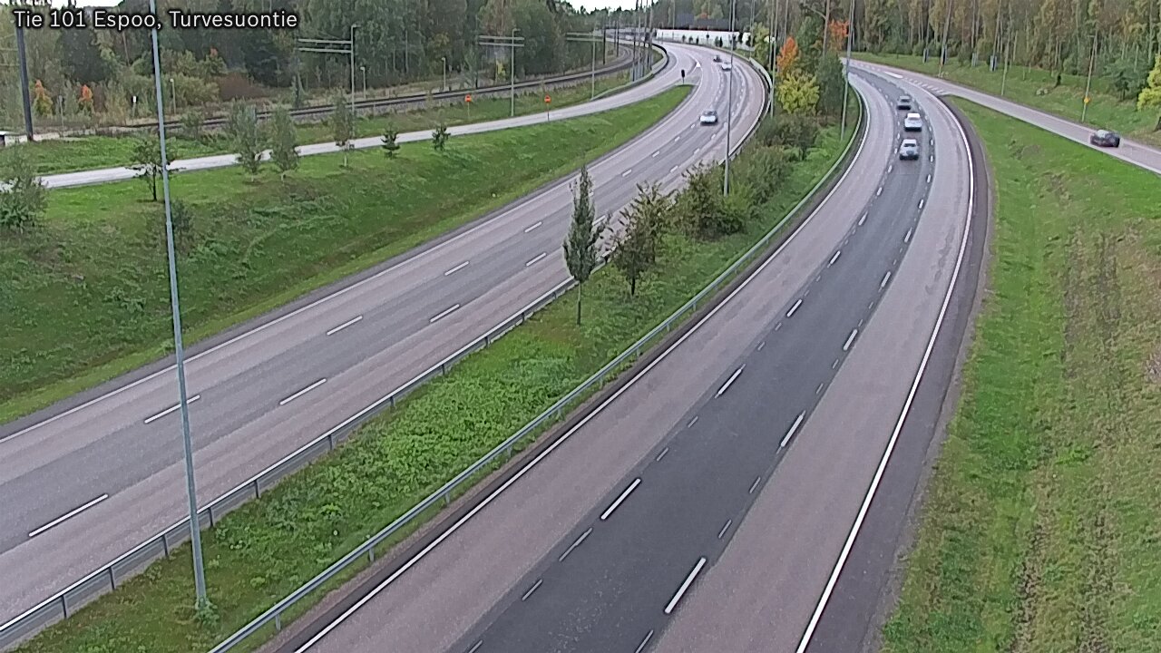 Weather Camera Image Road 101 Espoo Turvesuontie, Espoo, Uusimaa