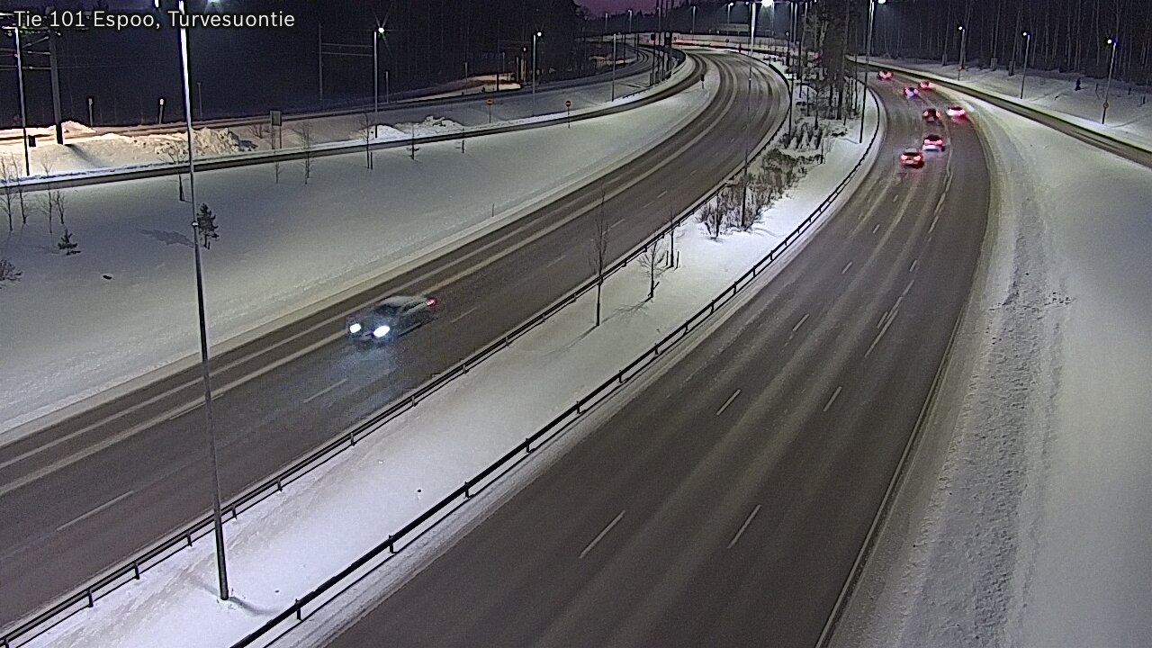 Weather Camera Image Väg 101 Esbo Torvmossvägen, Espoo, Uusimaa