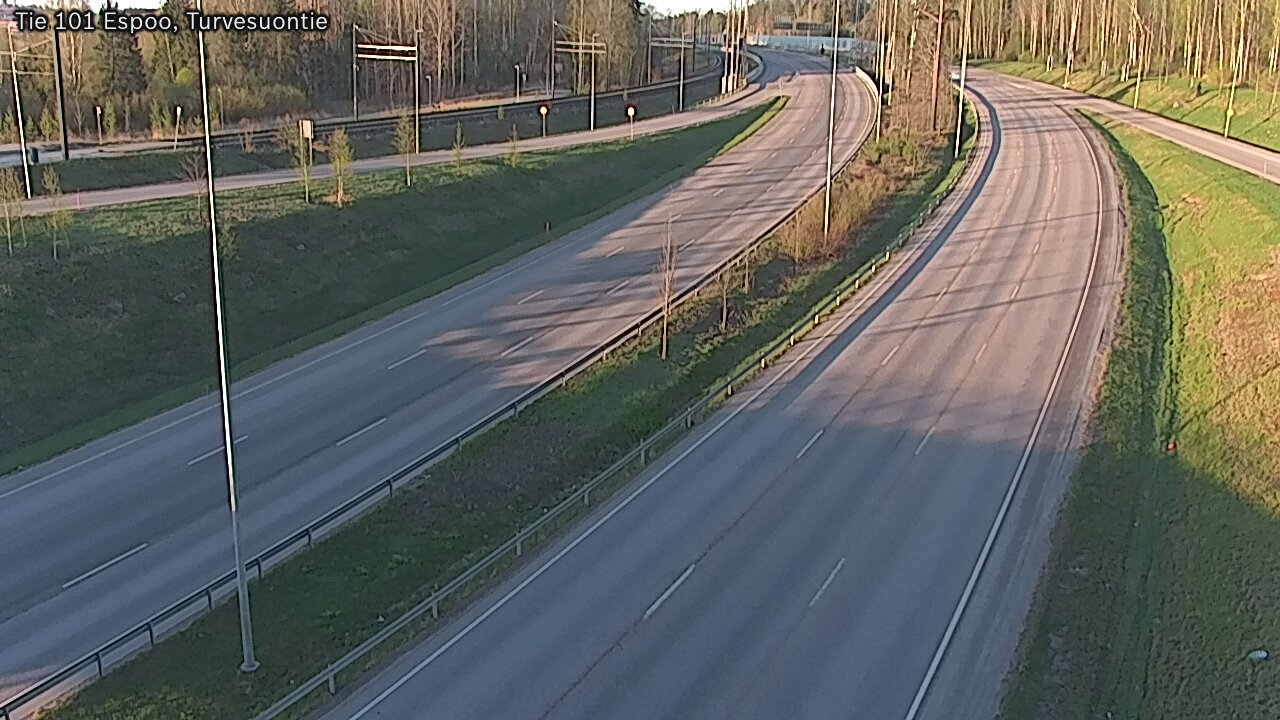 Weather Camera Image Road 101 Espoo Turvesuontie, Espoo, Uusimaa
