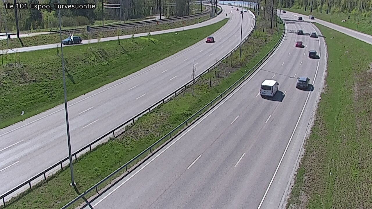 Weather Camera Image Väg 101 Esbo Torvmossvägen, Espoo, Uusimaa
