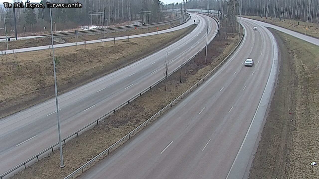 Weather Camera Image Road 101 Espoo Turvesuontie, Espoo, Uusimaa