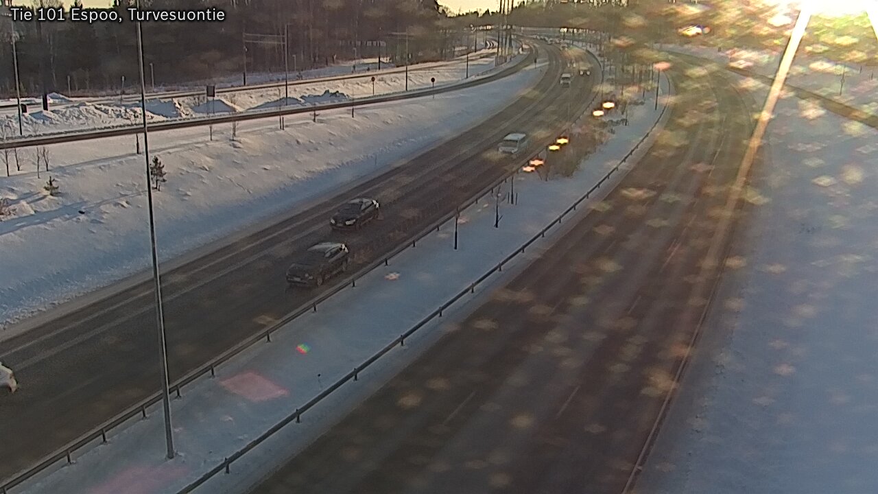 Weather Camera Image Väg 101 Esbo Torvmossvägen, Espoo, Uusimaa