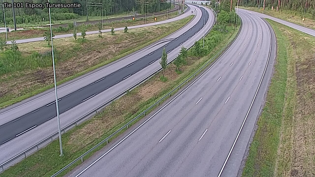 Weather Camera Image Road 101 Espoo Turvesuontie, Espoo, Uusimaa