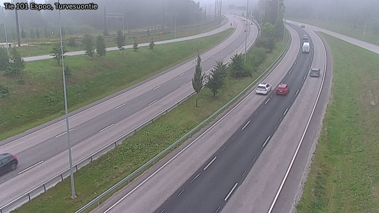 Weather Camera Image Road 101 Espoo Turvesuontie, Espoo, Uusimaa