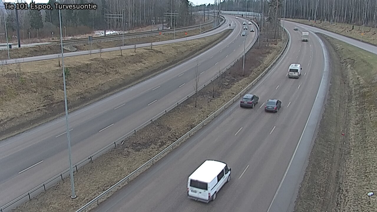 Weather Camera Image Road 101 Espoo Turvesuontie, Espoo, Uusimaa