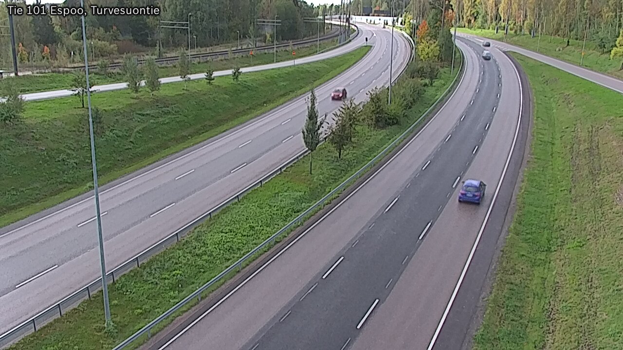 Weather Camera Image Road 101 Espoo Turvesuontie, Espoo, Uusimaa