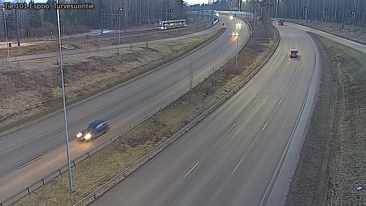 Weather Camera Image Väg 101 Esbo Torvmossvägen, Espoo, Uusimaa