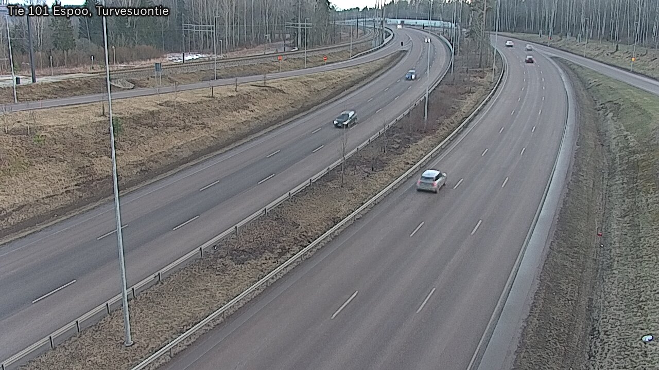 Weather Camera Image Väg 101 Esbo Torvmossvägen, Espoo, Uusimaa