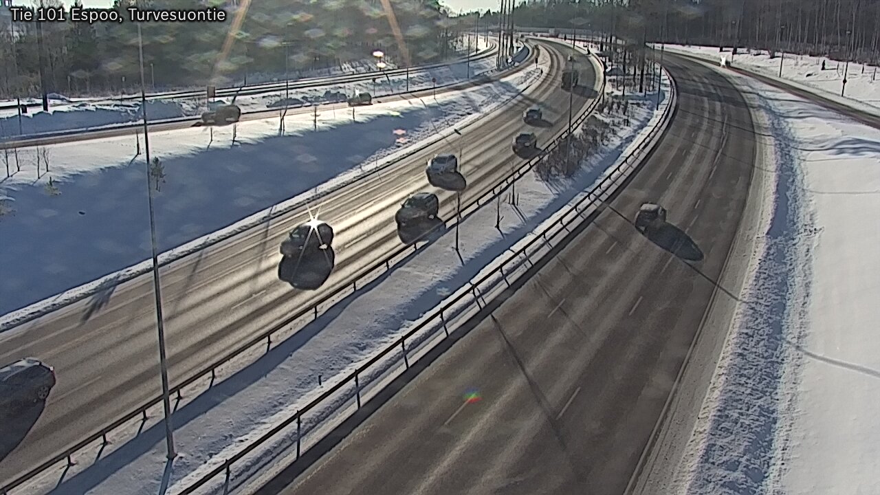 Weather Camera Image Väg 101 Esbo Torvmossvägen, Espoo, Uusimaa