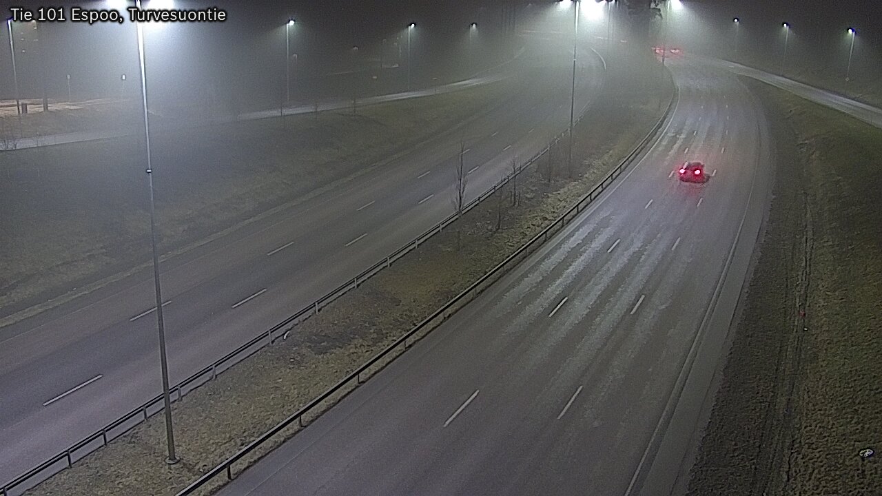 Weather Camera Image Väg 101 Esbo Torvmossvägen, Espoo, Uusimaa