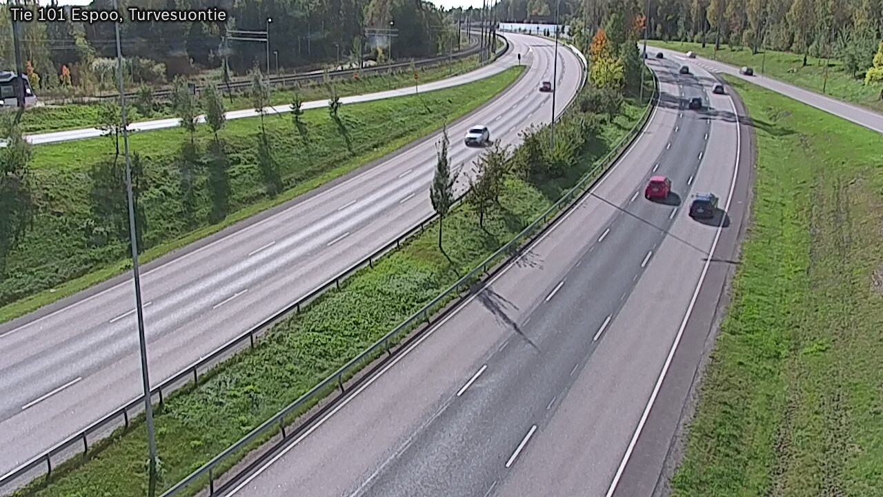 Weather Camera Image Road 101 Espoo Turvesuontie, Espoo, Uusimaa