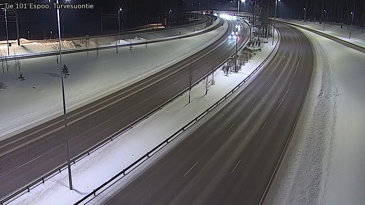 Weather Camera Image Väg 101 Esbo Torvmossvägen, Espoo, Uusimaa