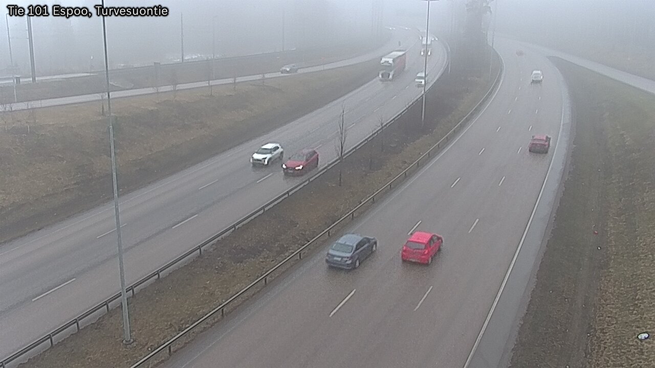 Weather Camera Image Road 101 Espoo Turvesuontie, Espoo, Uusimaa