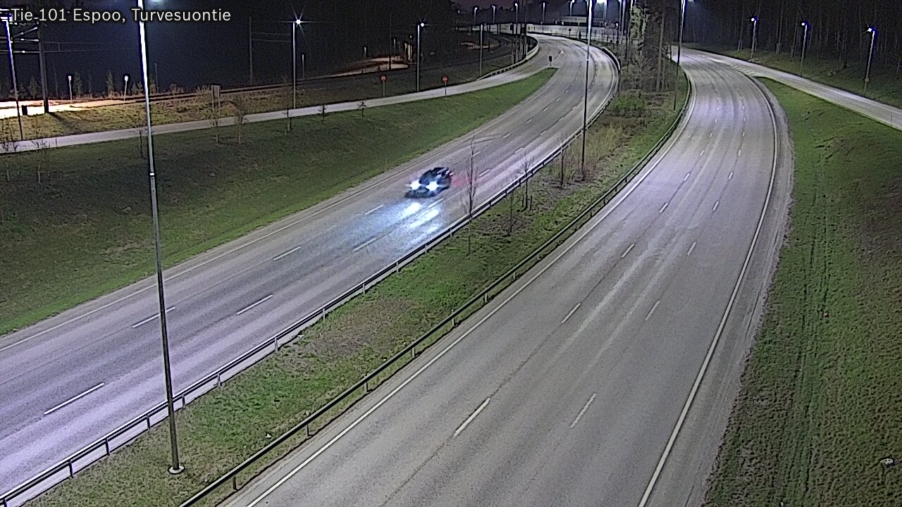 Weather Camera Image Road 101 Espoo Turvesuontie, Espoo, Uusimaa