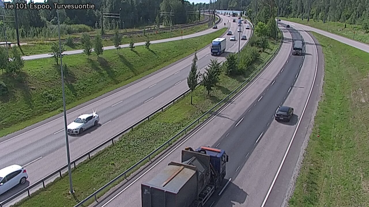 Weather Camera Image Road 101 Espoo Turvesuontie, Espoo, Uusimaa