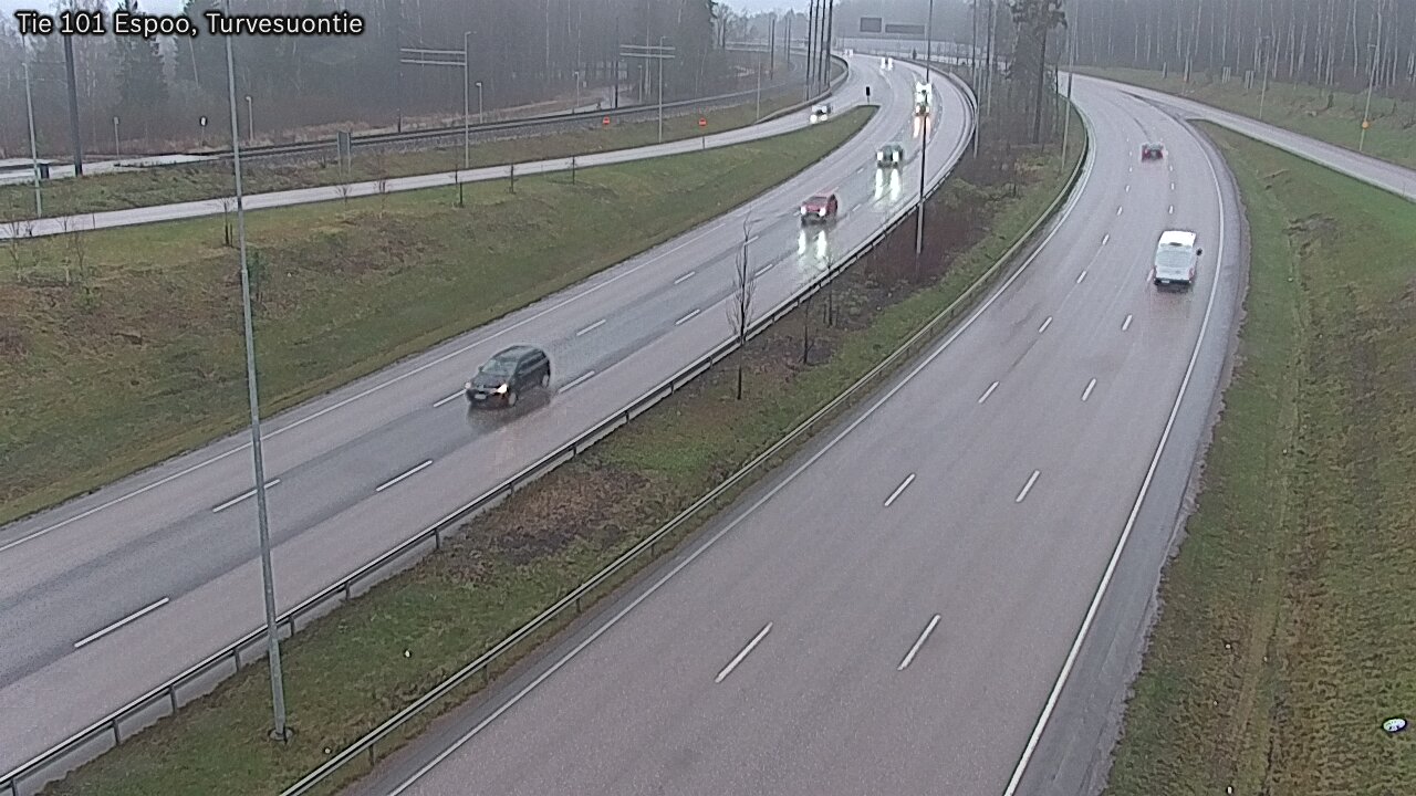 Weather Camera Image Väg 101 Esbo Torvmossvägen, Espoo, Uusimaa