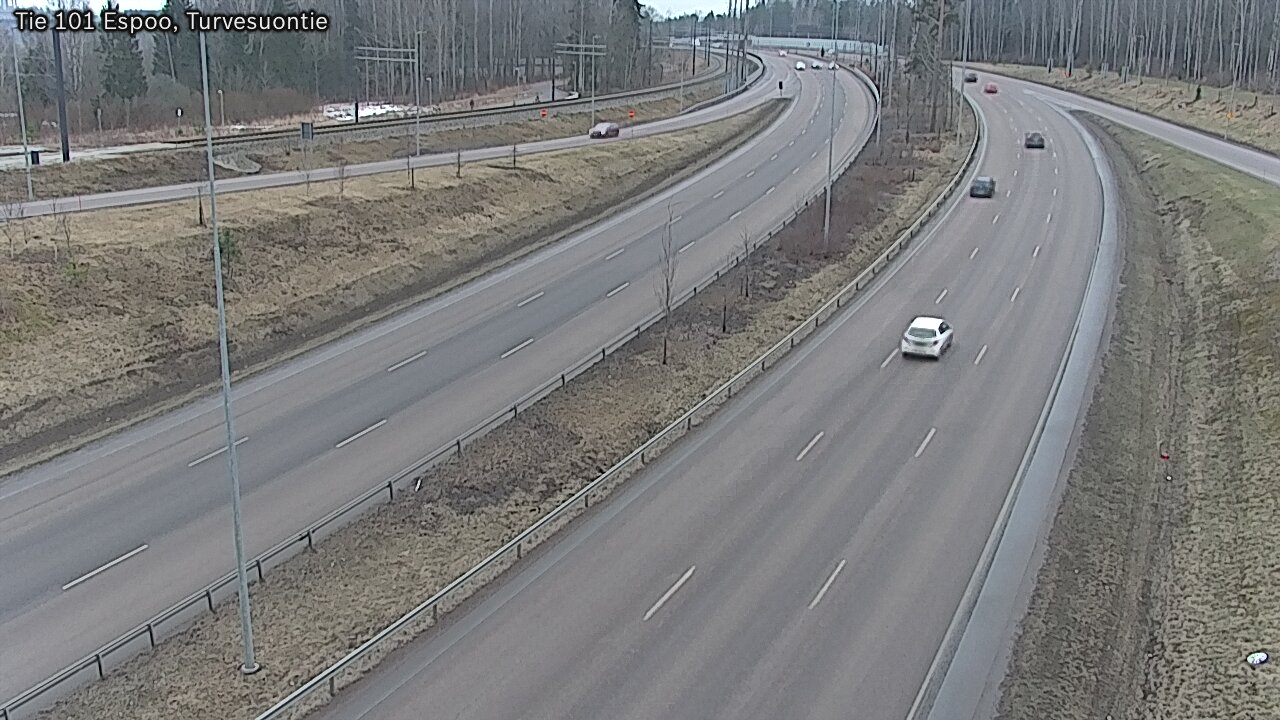 Weather Camera Image Väg 101 Esbo Torvmossvägen, Espoo, Uusimaa