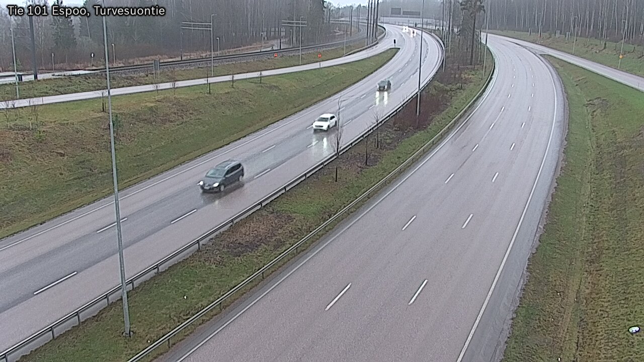 Weather Camera Image Väg 101 Esbo Torvmossvägen, Espoo, Uusimaa