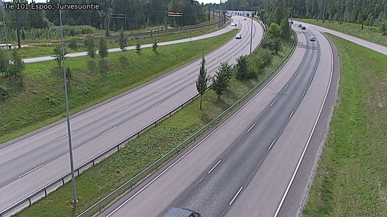 Weather Camera Image Road 101 Espoo Turvesuontie, Espoo, Uusimaa