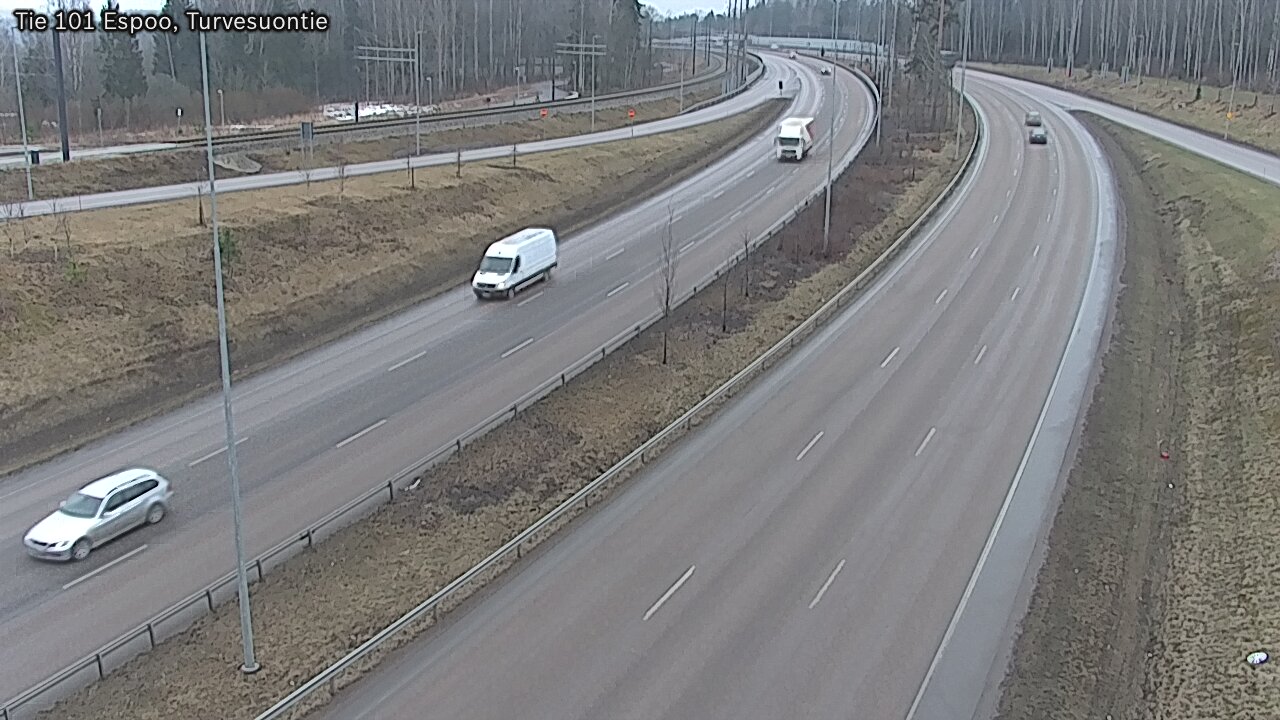 Weather Camera Image Road 101 Espoo Turvesuontie, Espoo, Uusimaa