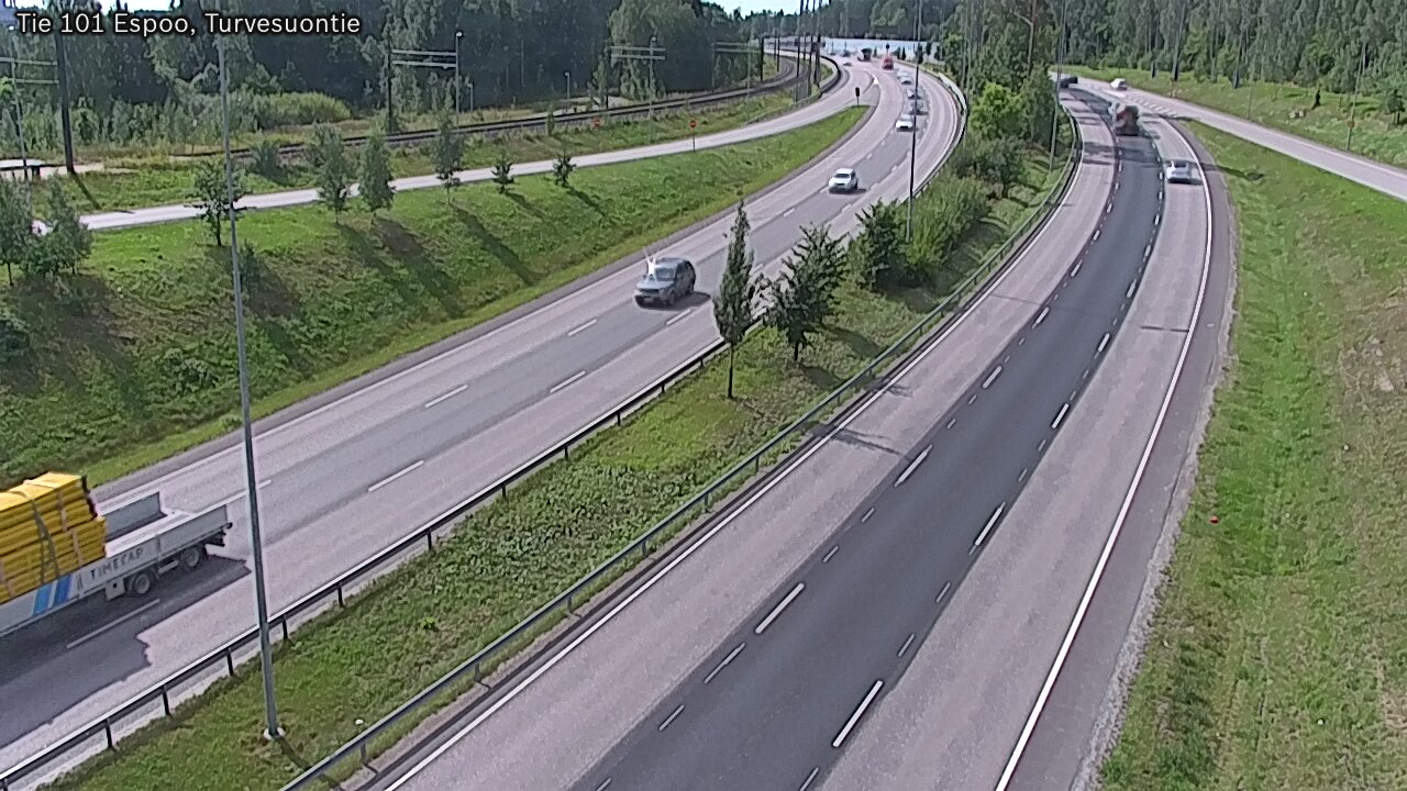 Weather Camera Image Road 101 Espoo Turvesuontie, Espoo, Uusimaa