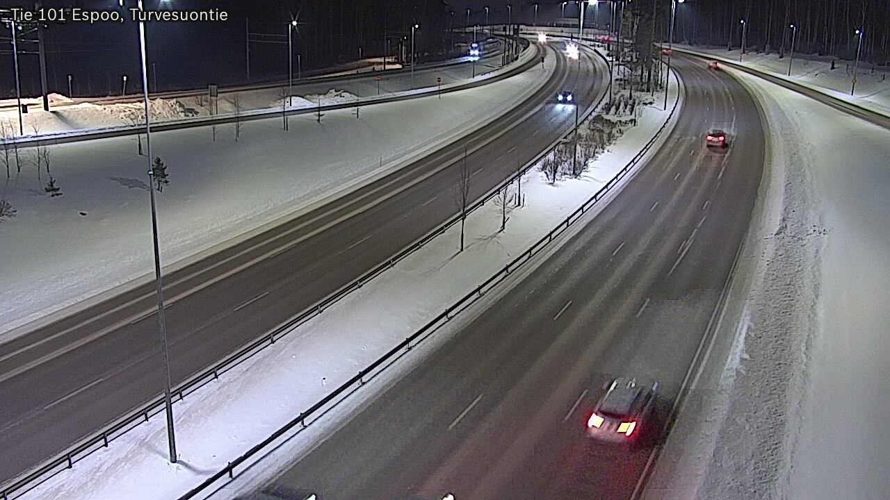 Weather Camera Image Väg 101 Esbo Torvmossvägen, Espoo, Uusimaa