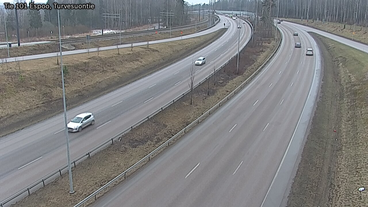 Weather Camera Image Road 101 Espoo Turvesuontie, Espoo, Uusimaa