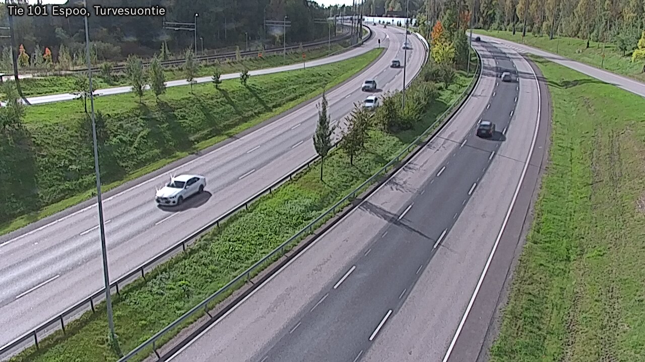 Weather Camera Image Road 101 Espoo Turvesuontie, Espoo, Uusimaa